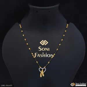 1 Gram Gold Plated Stunning Design Mangalsutra for Women - Style A633
