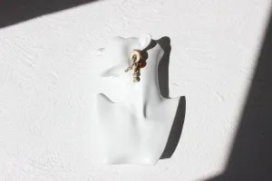 80s Funky Arty Abstract Dangly Clip On Earrings