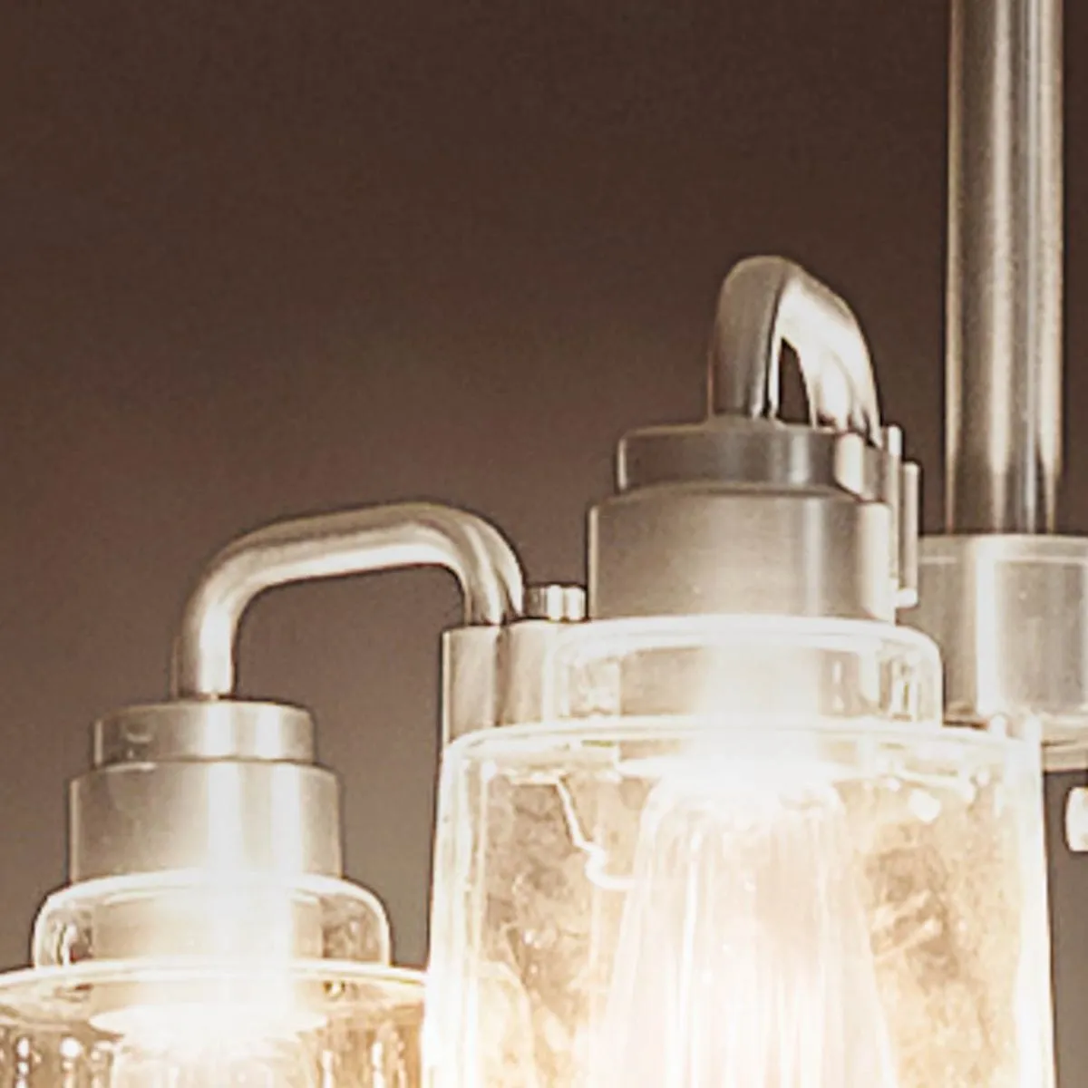 Aivian 23 in. 3 Lights Chandelier Nickel finish