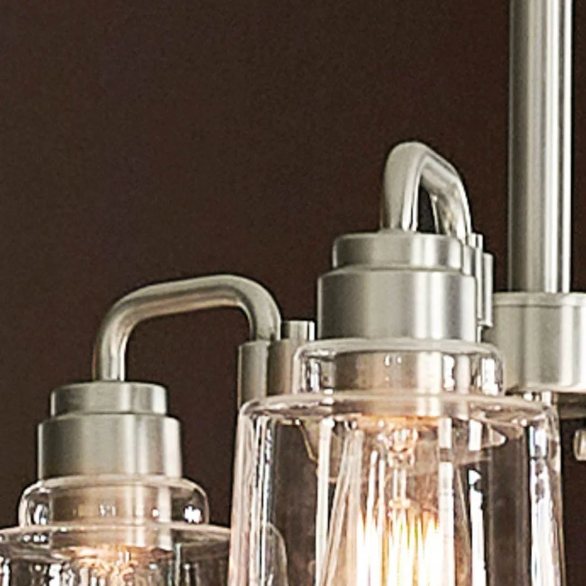 Aivian 23 in. 3 Lights Chandelier Nickel finish