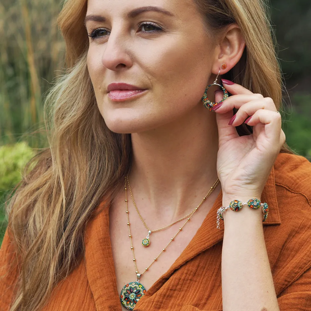 Allegra Hoop Vintage Dream Earrings