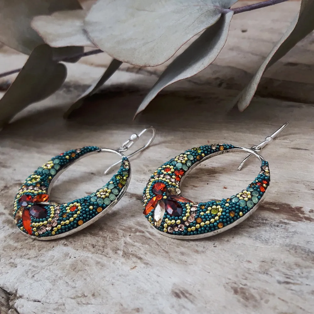 Allegra Hoop Vintage Dream Earrings