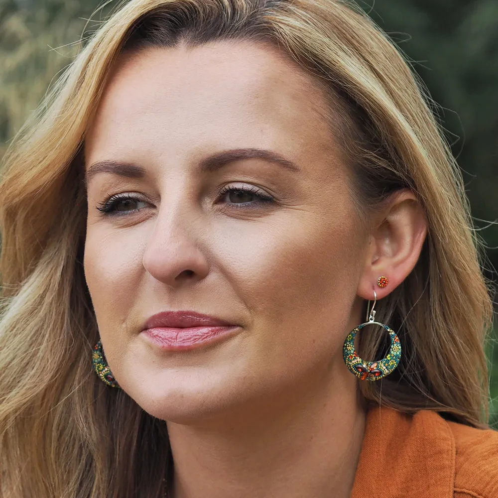 Allegra Hoop Vintage Dream Earrings
