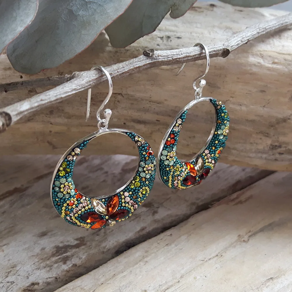 Allegra Hoop Vintage Dream Earrings