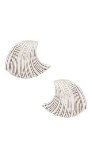 Amber Sceats Earrings in Metallic Silver