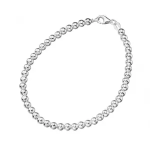 Beginnings Sterling Silver B3605 Ball Chain 19cm Bracelet