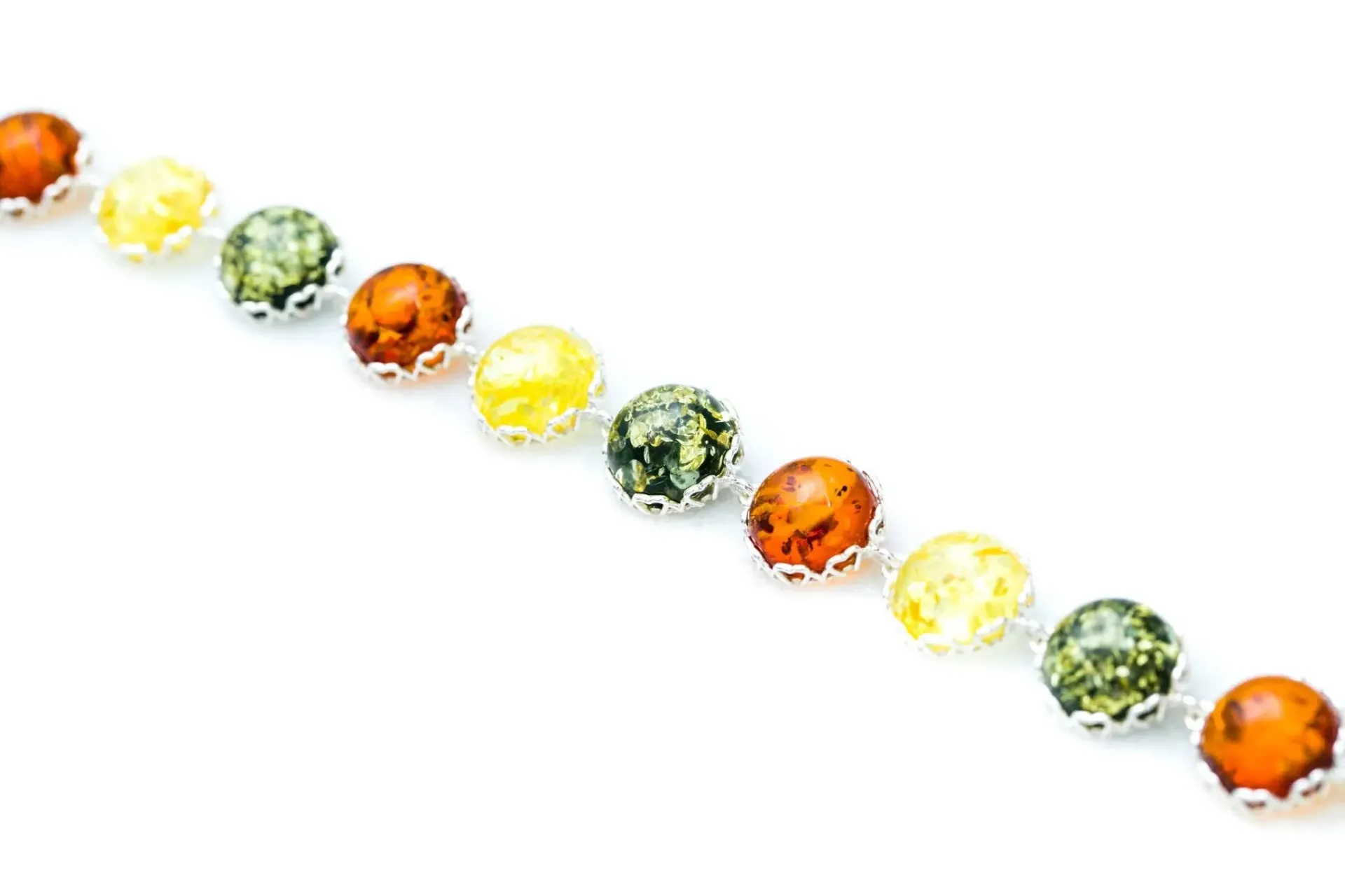 Buy Round Candy Amber Bracelet Online - Baltic Beauty | Vibrant & Playful Jewelry
