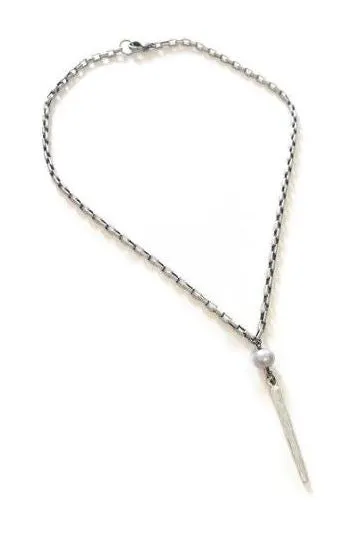 Cate Gold Spike Necklace