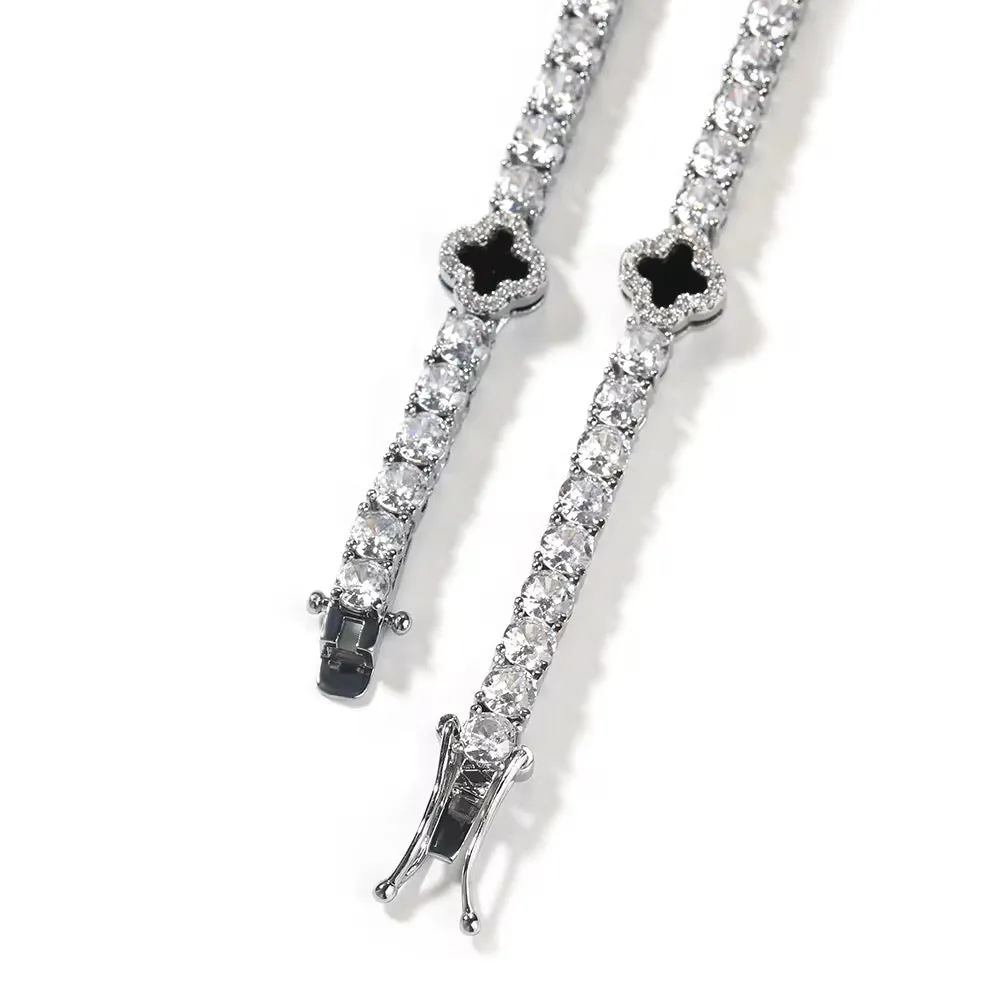 Clover Tennis Bracelet For Men