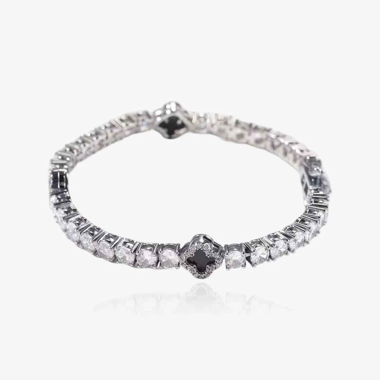 Clover Tennis Bracelet For Men