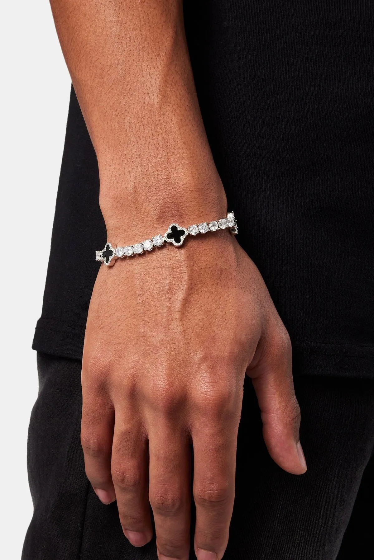 Clover Tennis Bracelet For Men