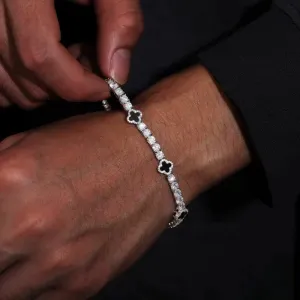 Clover Tennis Bracelet For Men