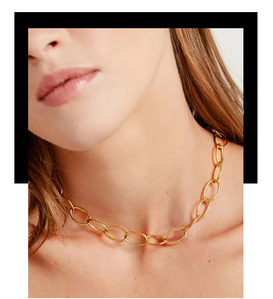 Cuban S/Steel Chain Choker
