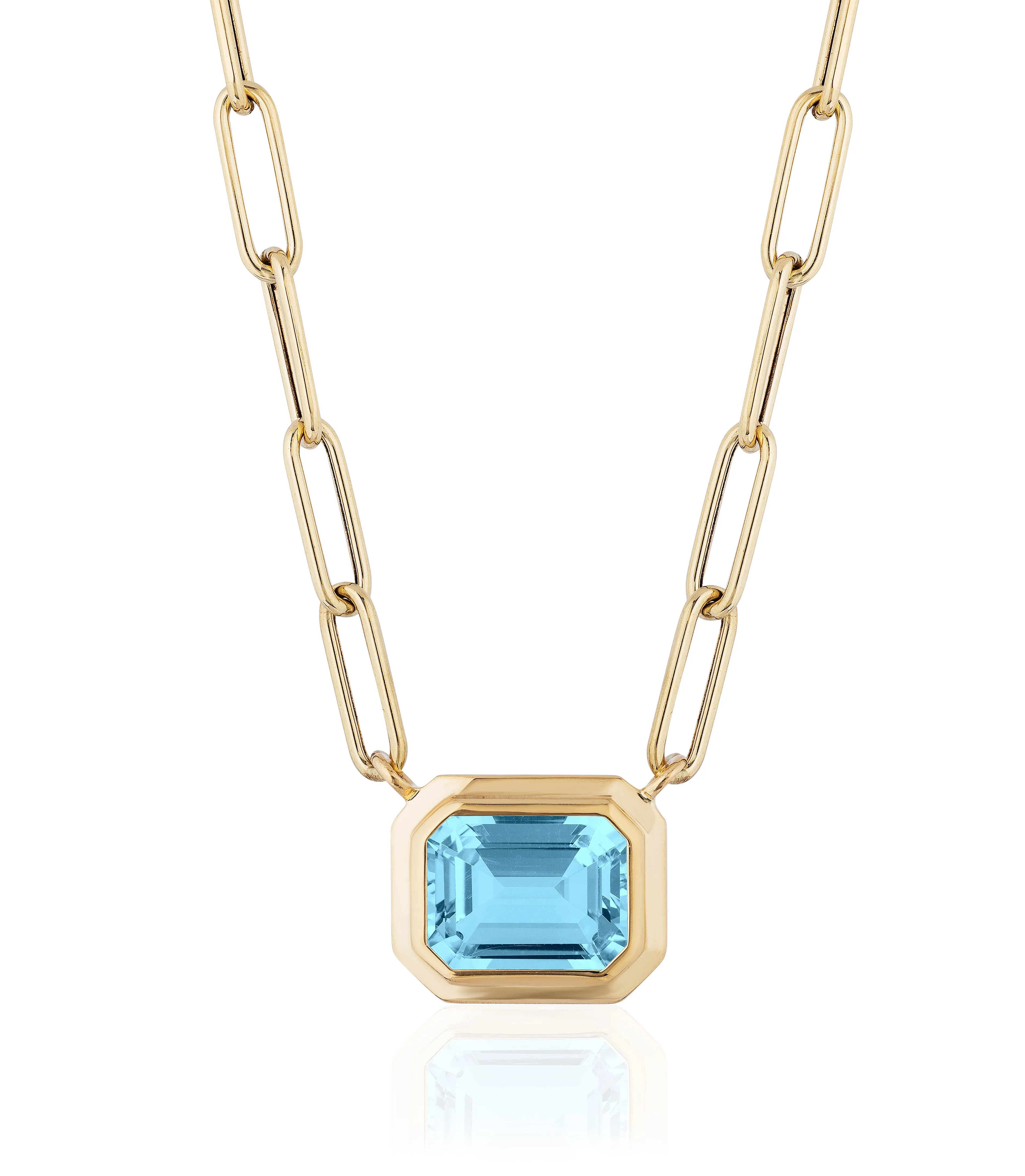 East-West Pendant Stone Necklace