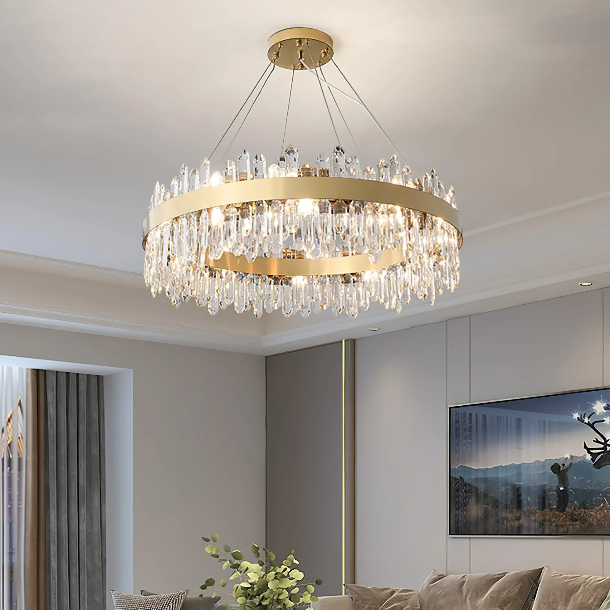 Enos Crystal Chandelier
