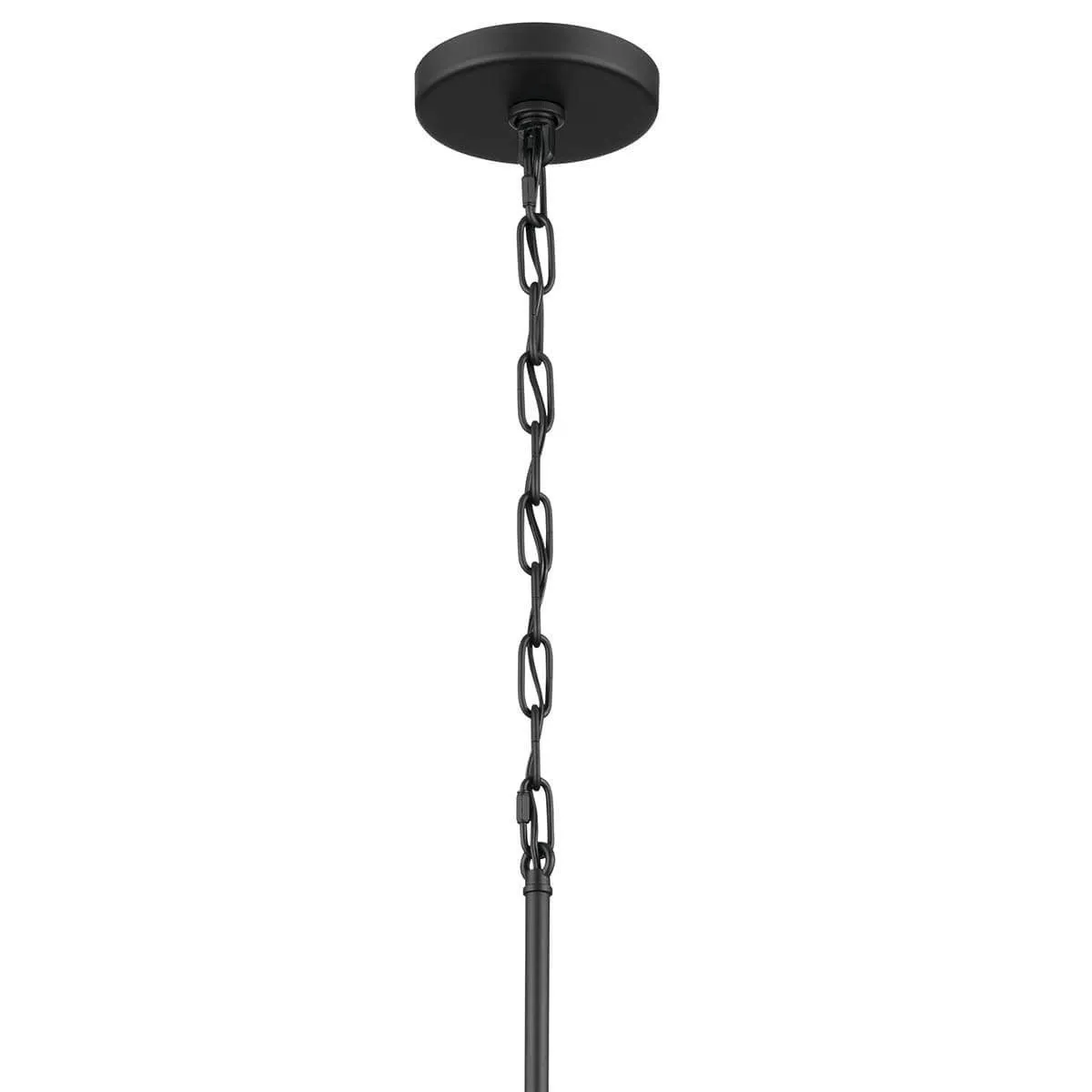 Erma 24 in. 5 Lights Chandelier Black finish