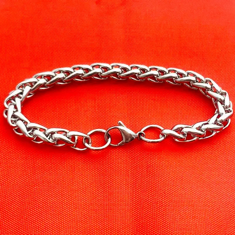 Fashion Chain 316L Stainless Steel Bracelet 3mm 4mm 5mm 6mm 7mm Lanterns Necklace Bracelet For Women Men Girl Boy