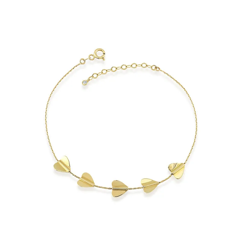 Fly Heart Bracelet