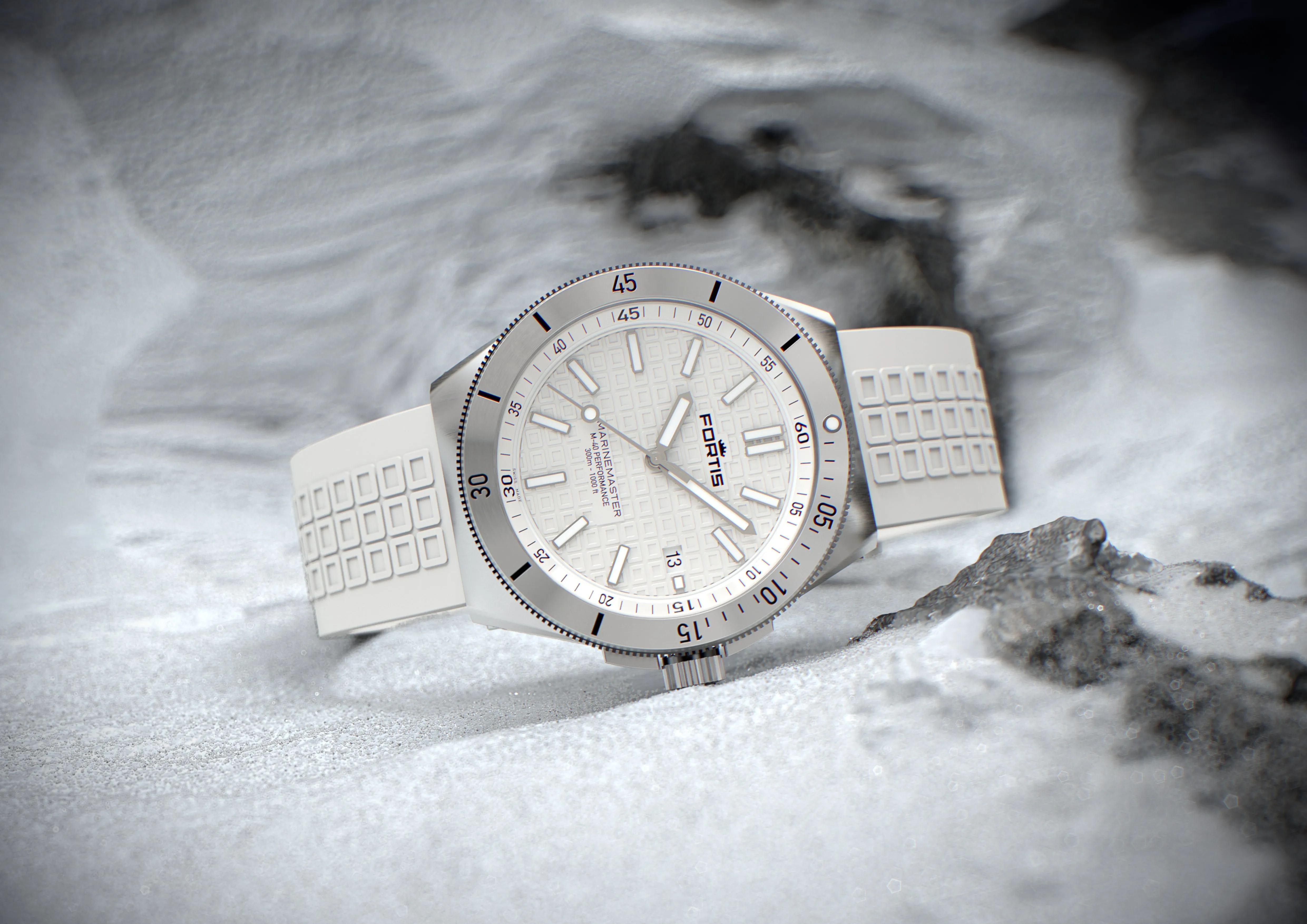 Fortis Marinemaster M-40 Snow White