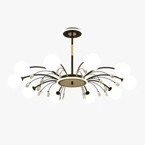 Glamorous Glass Raindrop Chandeliers