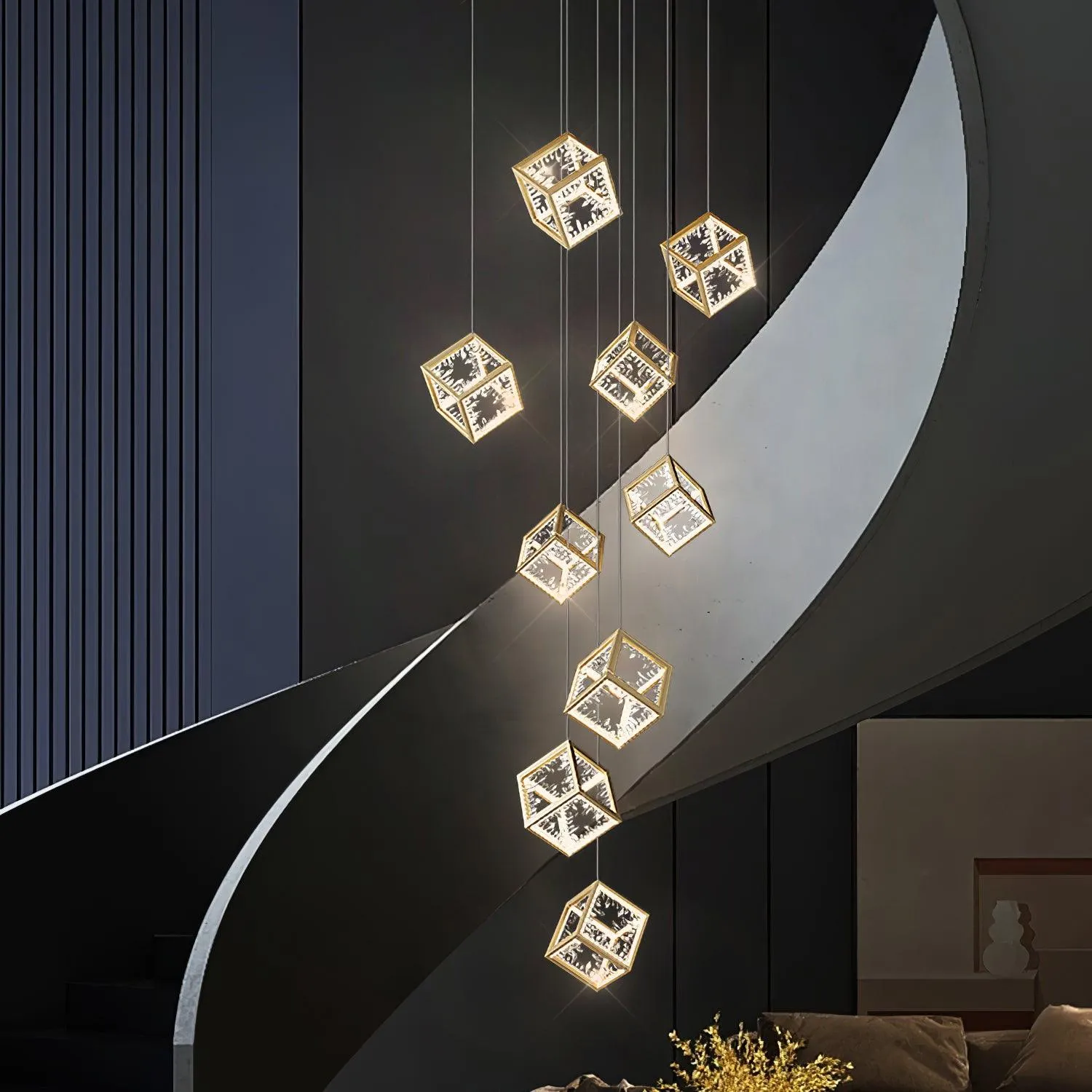 Gold Kristy Chandelier