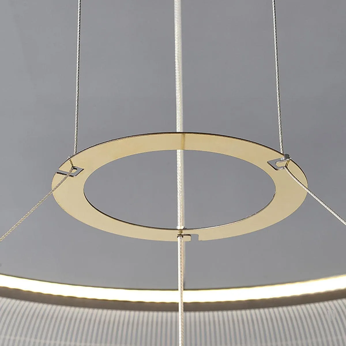 Graduated Circle Chandelier | Art Deco Round Chandelier