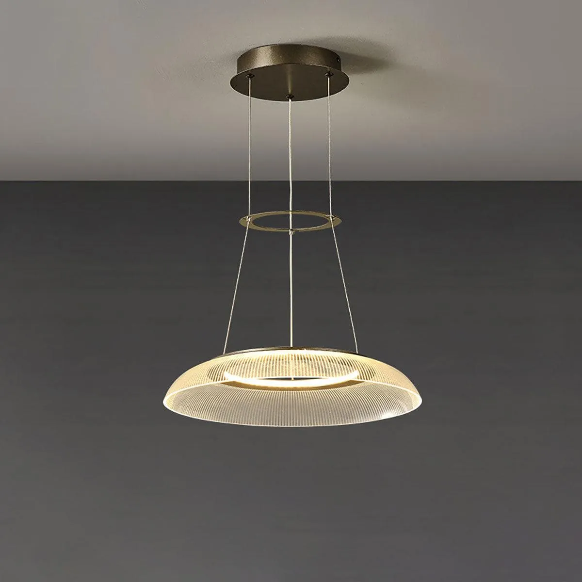 Graduated Circle Chandelier | Art Deco Round Chandelier