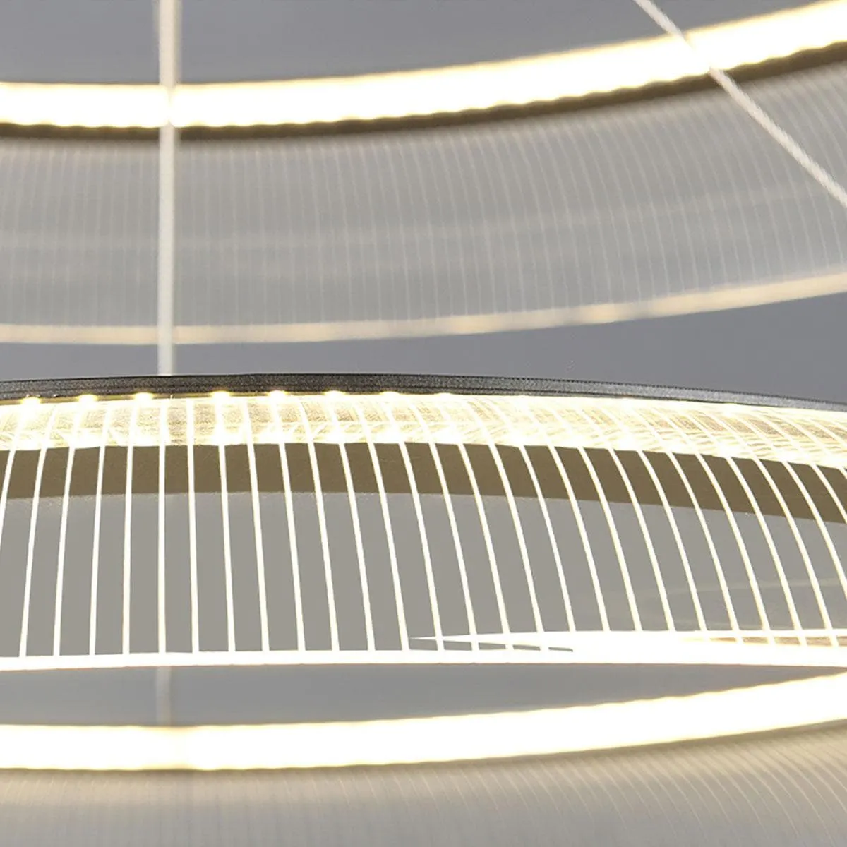 Graduated Circle Chandelier | Art Deco Round Chandelier