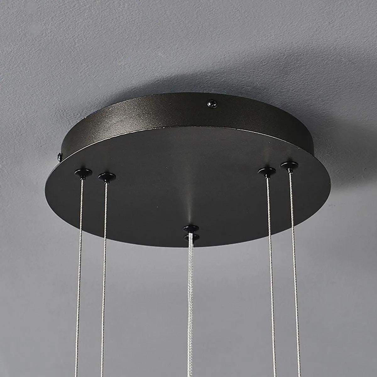 Graduated Circle Chandelier | Art Deco Round Chandelier