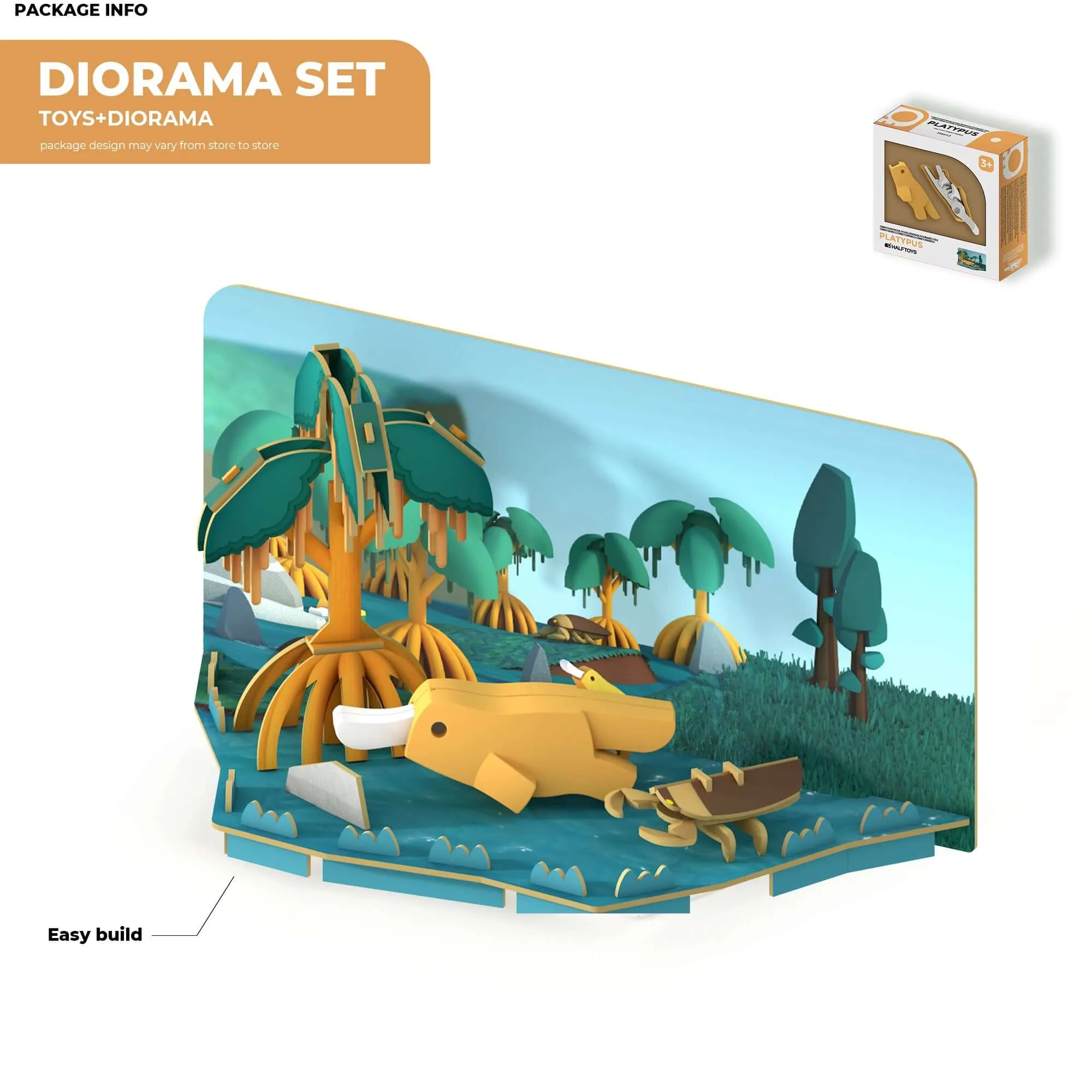 Haltoys 3-D Puzzle Platypus