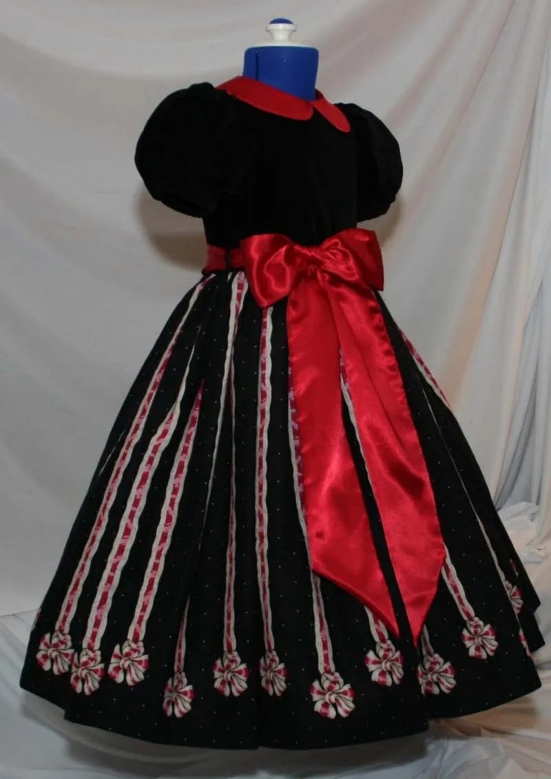 Holiday RIBBONS Christmas Dress STUNNING Daisy Kingdom