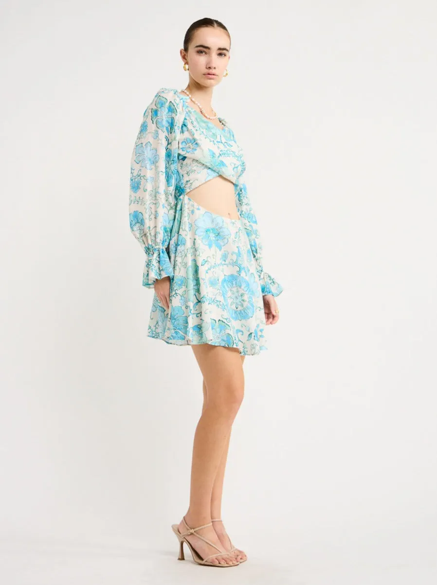 Kate Ford Nemea Tie Back Dress in Multi