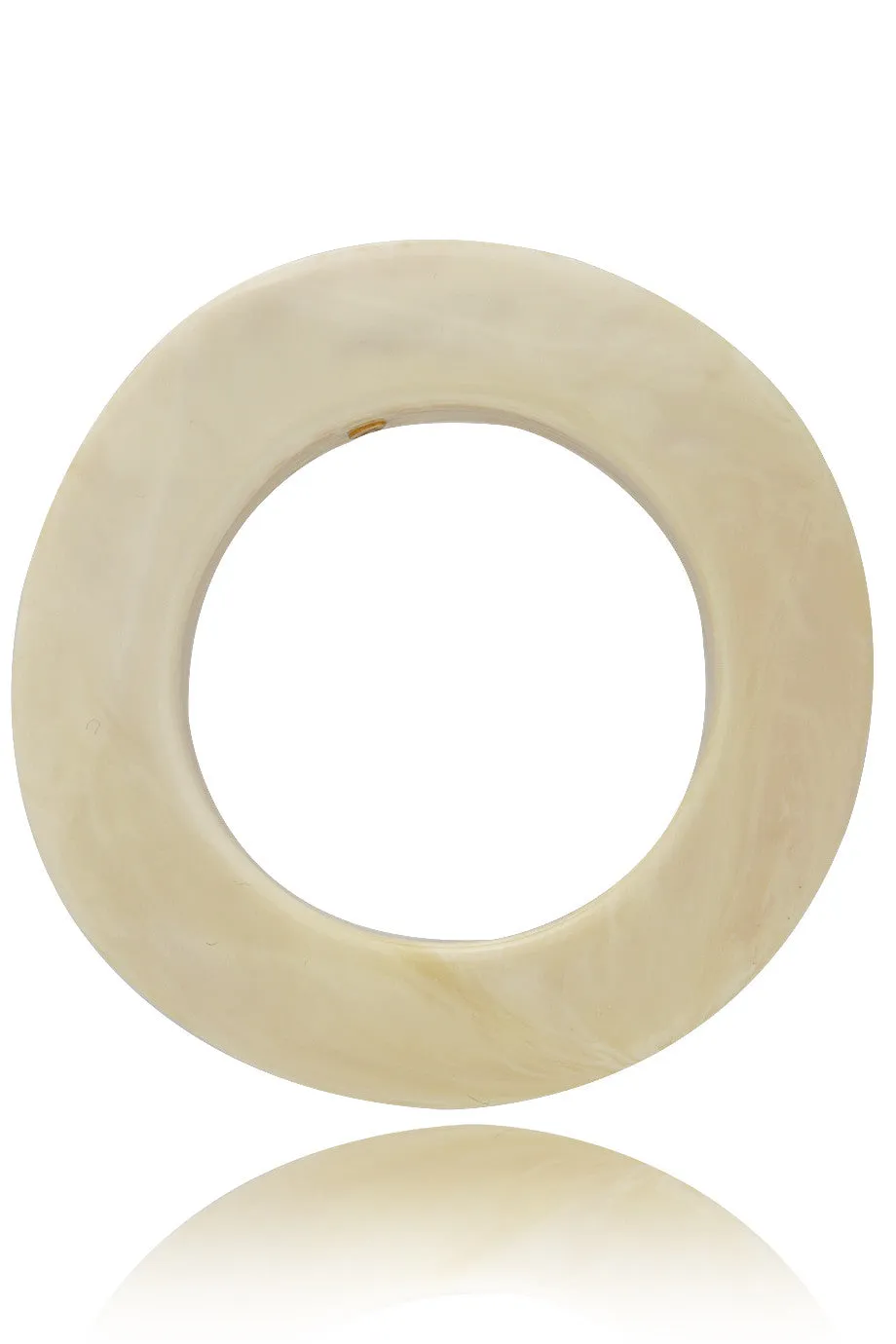 KENNETH JAY LANE WHITE AGATE Round Bangle