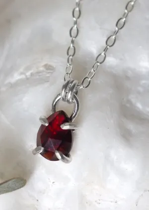 Libra Necklace - Garnet