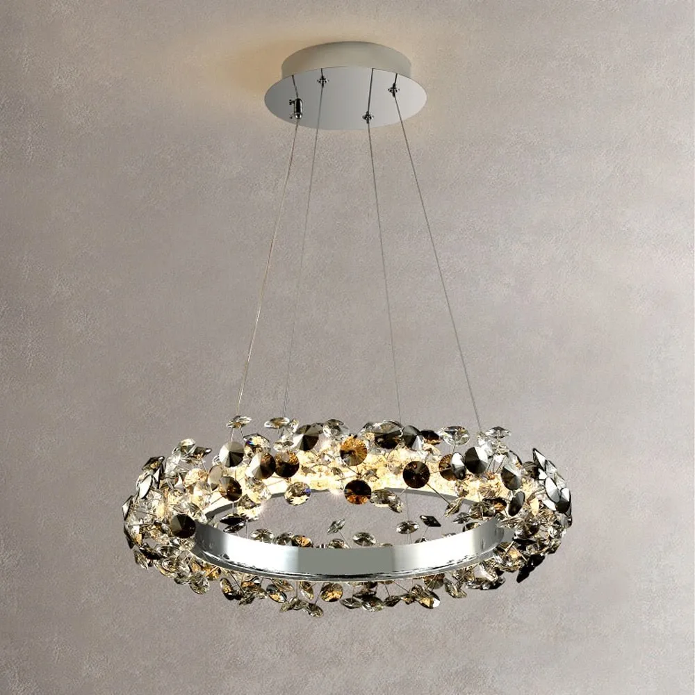 Luxury Crystal LED Chandelier – Modern Hanging Design – Foyer – Dinning – Bedroom Décor