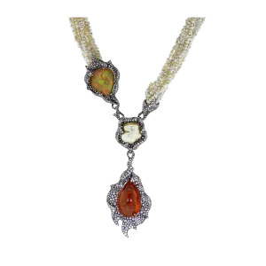 Mandarin Garnet Necklace