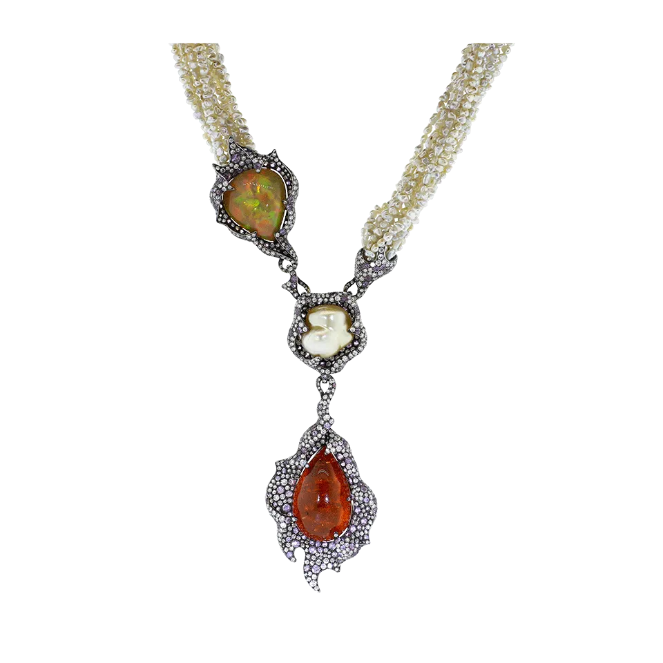 Mandarin Garnet Necklace