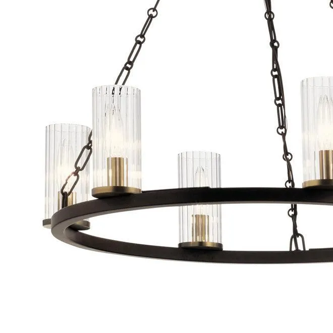 Mathias 25 In. 6 Lights Chandelier Bronze Finish