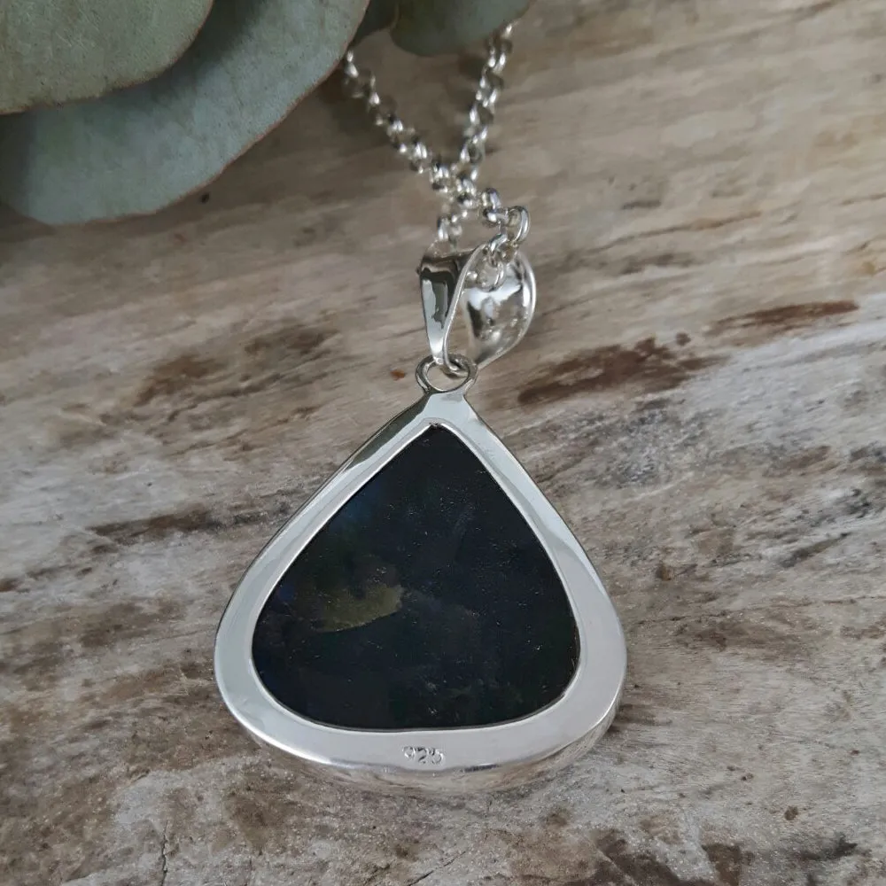 Monet Labradorite L Teardrop Pendant B