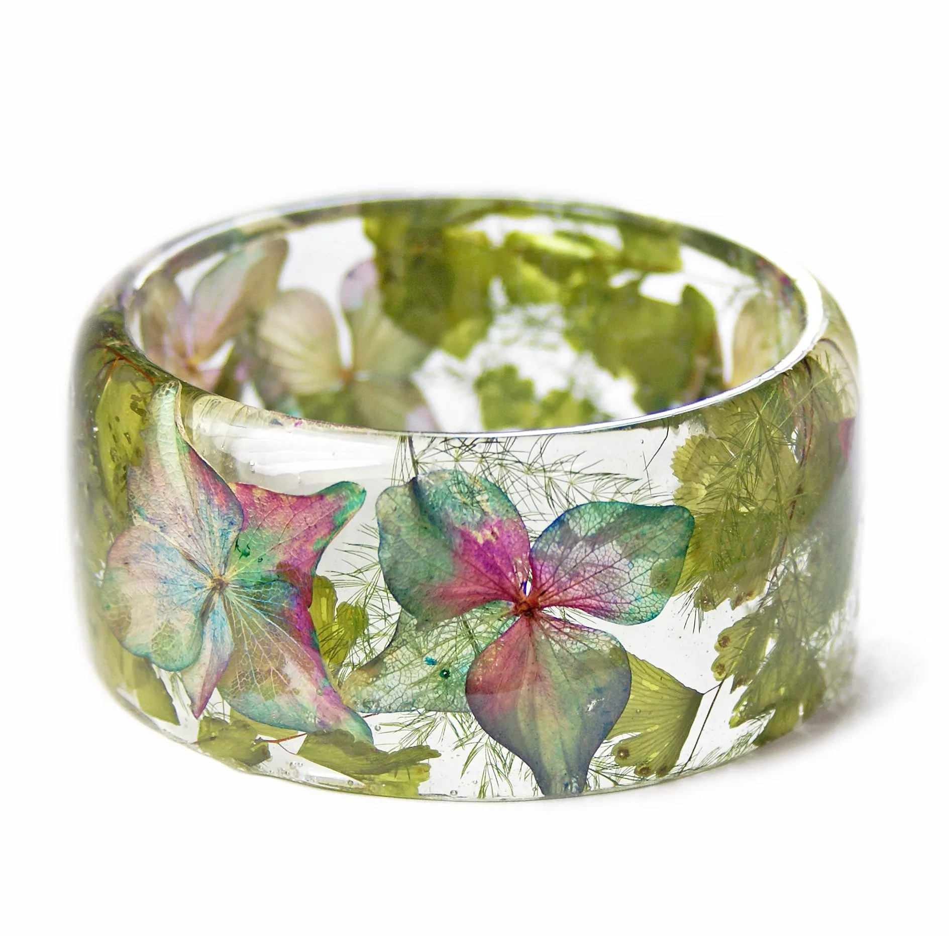 Mystical Flowers Resin Bracelet