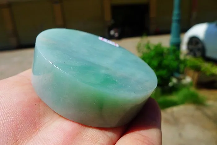 Natural Jade Rough Jadeite Raw (128g,5.4X1.6cm)