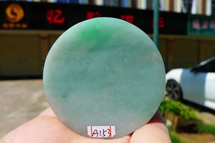 Natural Jade Rough Jadeite Raw (128g,5.4X1.6cm)