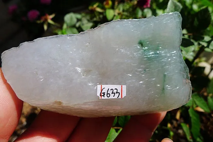 Natural Jade Rough Jadeite Raw (155g,8X4.5X2.7cm)