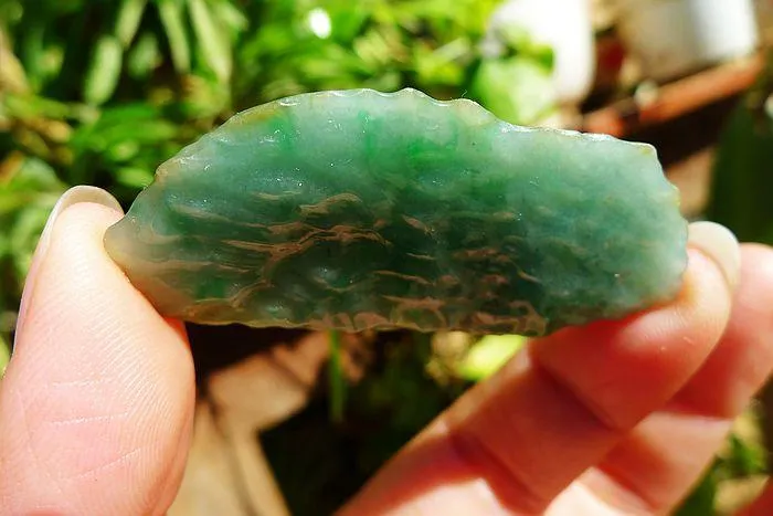 Natural Jade Rough Jadeite Raw (20g,5.1X2.3X0.9cm)