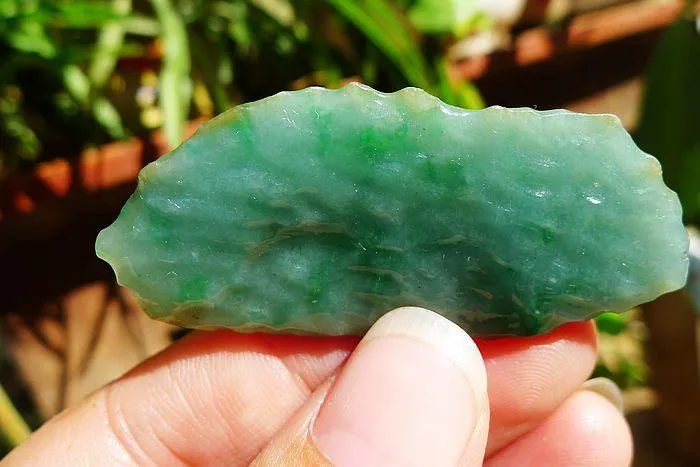 Natural Jade Rough Jadeite Raw (20g,5.1X2.3X0.9cm)