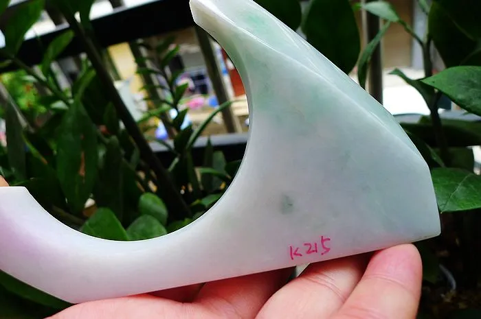 Natural Jade Rough Jadeite Raw (227g,12.1x8.1x1.8cm)