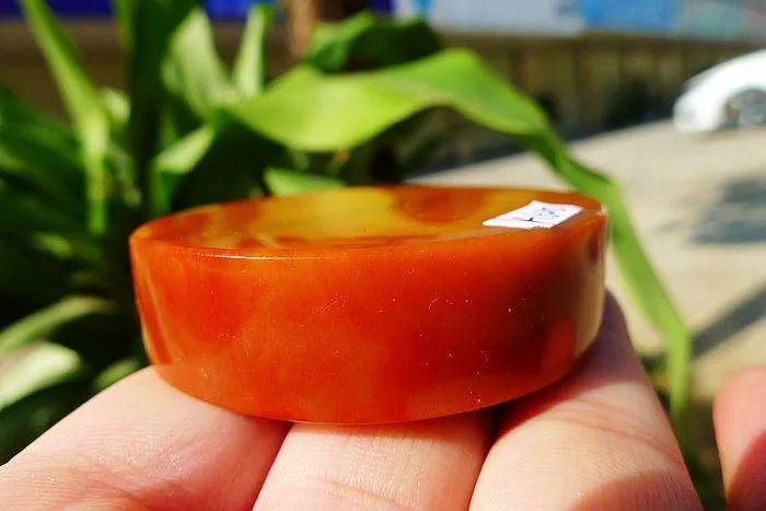 Natural Jade Rough Jadeite Raw (98g,5.2X1.35cm)