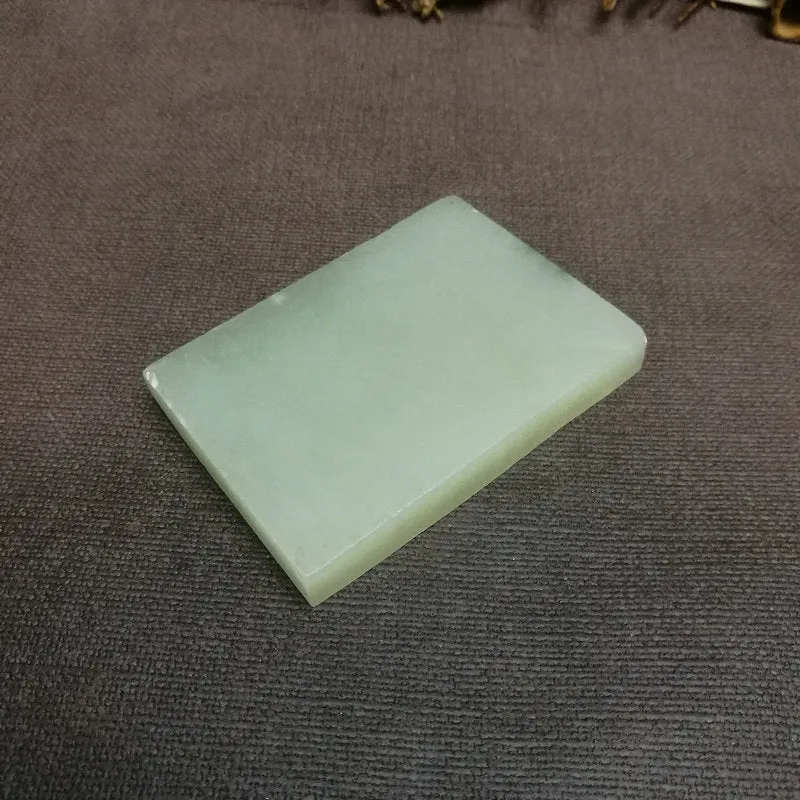 Natural Kunlun Jade Rough Nephrite Raw (111g,7.4X5X1cm)
