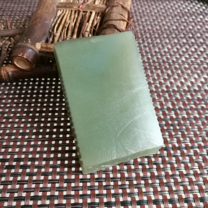 Natural Kunlun Jade Rough Nephrite Raw (117g,6.8X4.5X1.2cm)