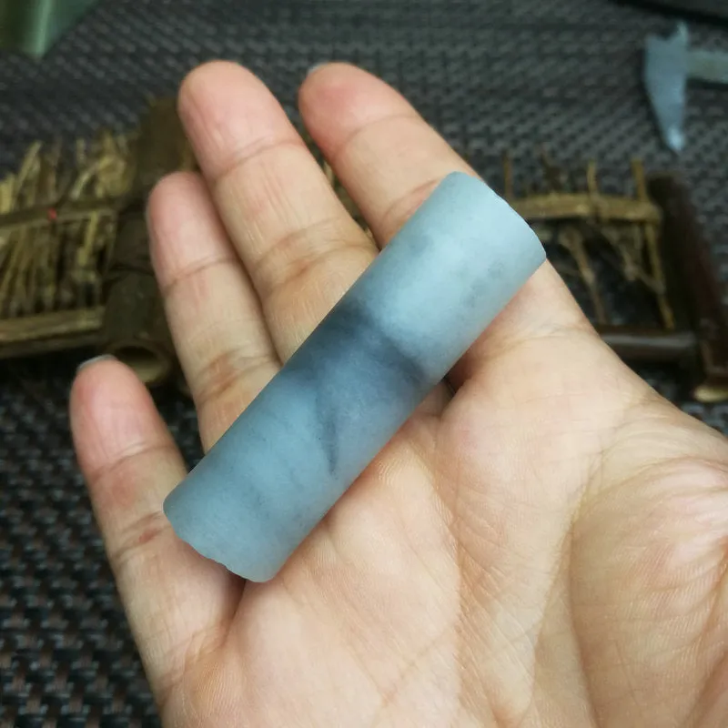 Natural Kunlun Jade Rough Nephrite Raw (29g,5X1.6cm)